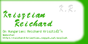 krisztian reichard business card